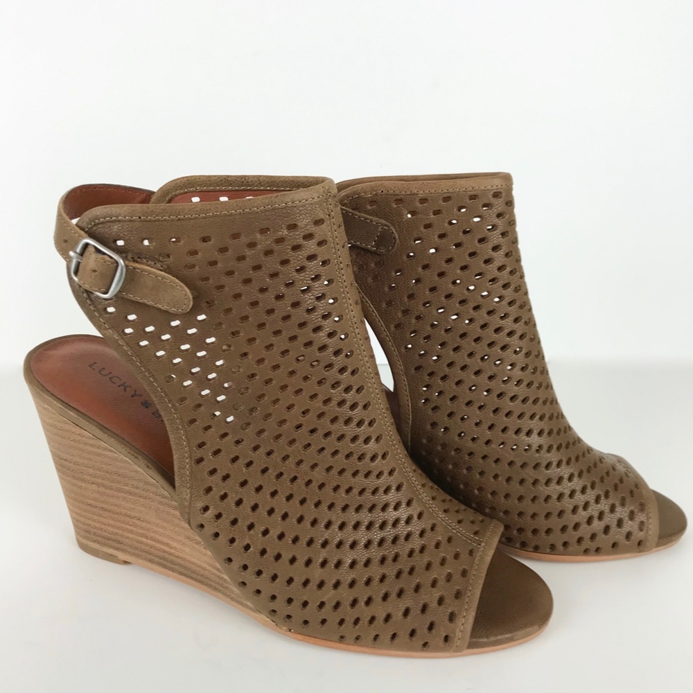 Lucky Brand |  Rozina Leather Bootie Sandal